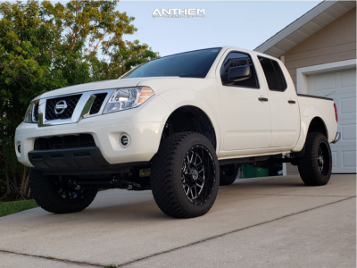 1 2019 Frontier Nissan Rough Country Suspension Lift 6in Anthem Gunner Machined Accents