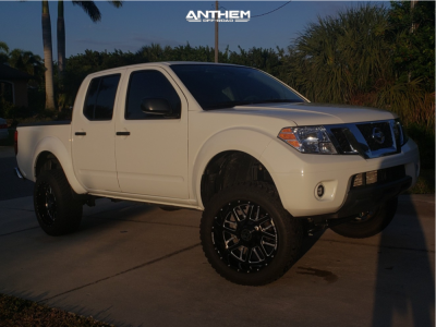 1 2019 Frontier Nissan Rough Country Suspension Lift 6in Anthem Gunner Machined Accents