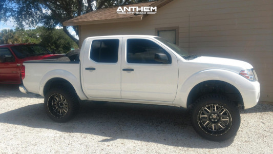 1 2019 Frontier Nissan Rough Country Suspension Lift 6in Anthem Gunner Machined Accents