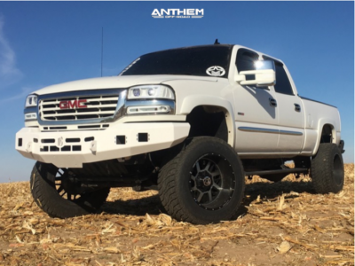 2006 GMC Sierra 2500 HD Classic - 20x12 -44mm - Anthem Off-Road Gunner - Suspension Lift 6" - 35" x 12.5"