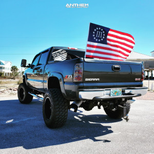 1 2005 Sierra 1500 Gmc Pro Comp Stock Anthem Enforcer A721 Black