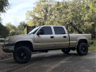1 2005 Silverado 2500 Chevrolet Bds Suspension Lift 45in Anthem Aviator Matte Black