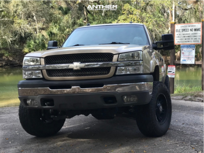 1 2005 Silverado 2500 Chevrolet Bds Suspension Lift 45in Anthem Aviator Matte Black