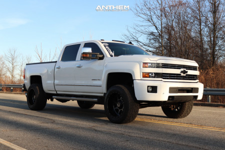 2015 Chevrolet Silverado 2500 HD - 20x12 -44mm - Anthem Off-Road Gunner - Leveling Kit - 305/55R20