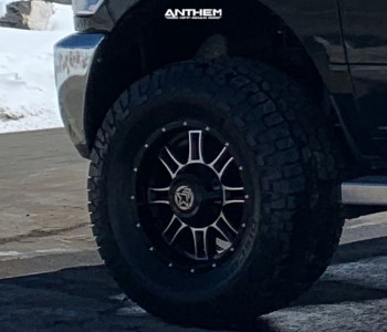1 2017 2500 Ram Rough Country Suspension Lift 25in Anthem Instigator Machined Black