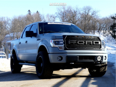 1 2014 F 150 Ford Rough Country Leveling Kit Anthem Gunner Matte Black