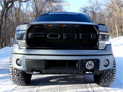 1 2014 F 150 Ford Rough Country Leveling Kit Anthem Gunner Matte Black