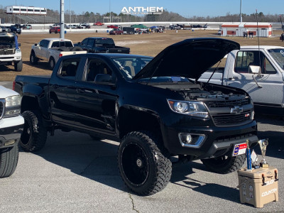 1 2016 Colorado Chevrolet Rough Country Suspension Lift 6in Anthem Equalizer Matte Black