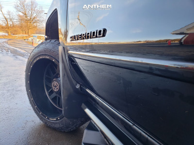 1 2018 Silverado 1500 Chevrolet Rough Country Suspension Lift 25in Anthem Gunner Matte Black