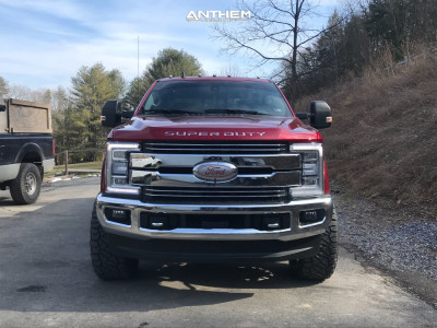 1 2019 F 250 Super Duty Ford Readylift Leveling Kit Anthem Gunner Machined Black