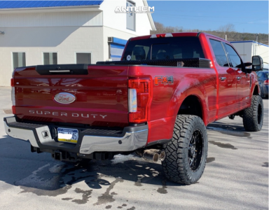 1 2019 F 250 Super Duty Ford Readylift Leveling Kit Anthem Gunner Machined Black