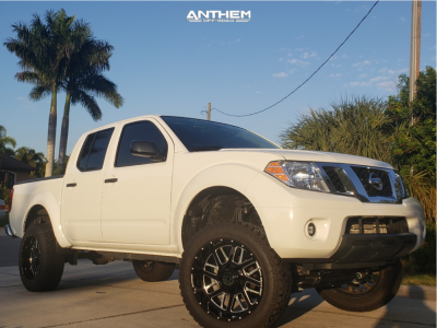 2019 Nissan Frontier - 20x10 -24mm - Anthem Off-Road Gunner - Suspension Lift 6" - 33" x 12.5"