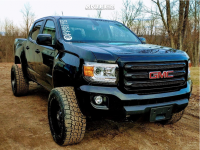 1 2019 Canyon Gmc Rough Country Leveling Kit Anthem Equalizer Machined Accents