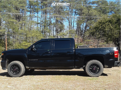 2018 Chevrolet Silverado 1500 - 18x9 -12mm - Anthem Off-Road Intimidator - Leveling Kit - 275/65R18