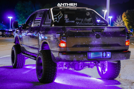 1 2017 Titan Nissan Rough Country Suspension Lift 10in Anthem Equalizer Black