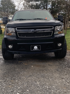 1 2008 Tahoe Chevrolet Supreme Suspension Lift 3in Anthem Gunner Machined Accents