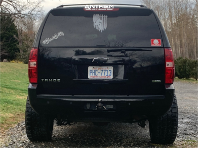1 2008 Tahoe Chevrolet Supreme Suspension Lift 3in Anthem Gunner Machined Accents