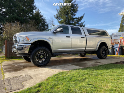 2017 Ram 2500 - 20x10 -24mm - Anthem Off-Road Commander - Suspension Lift 3" - 35" x 12.5"