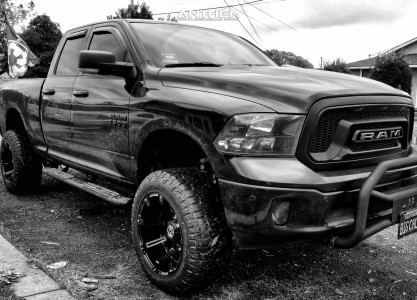 2018 Ram 1500 - 20x12 -44mm - Anthem Off-Road Defender - Suspension Lift 6" - 33" x 12.5"