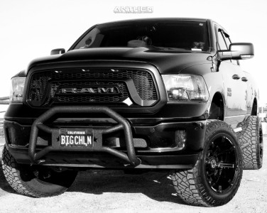 1 2018 1500 Ram Rough Country Suspension Lift 6in Anthem A712 Defender Black