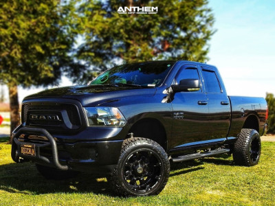 1 2018 1500 Ram Rough Country Suspension Lift 6in Anthem A712 Defender Black