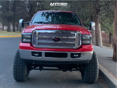 1 2007 F 350 Super Duty Ford Custom Suspension Lift 8in Anthem A751 Black