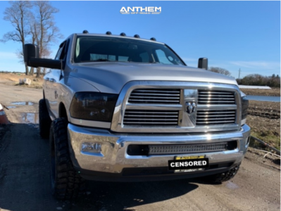 2010 Dodge Ram 2500 - 20x10 -24mm - Anthem Off-Road Instigator - Leveling Kit - 35" x 12.5"