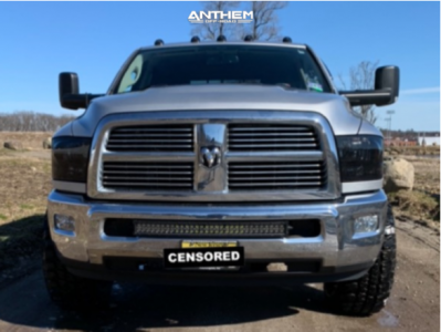 1 2010 Ram 2500 Dodge Rough Country Leveling Kit Anthem Instigator Matte Black