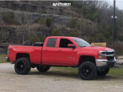 1 2018 Silverado 1500 Chevrolet Rough Country Suspension Lift 7in Anthem Equalizer Black