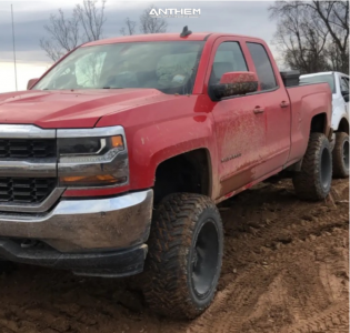 1 2018 Silverado 1500 Chevrolet Rough Country Suspension Lift 7in Anthem Equalizer Black
