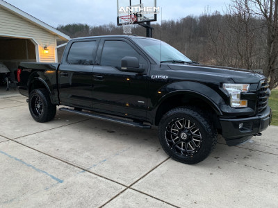 2016 Ford F-150 - 20x10 -24mm - Anthem Off-Road Gunner - Leveling Kit - 285/55R20