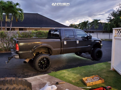 1 2004 F 250 Super Duty Ford Fabtech Suspension Lift 6in Anthem Instigator Black
