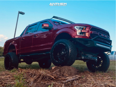 1 2015 F 150 Ford Readylift Suspension Lift 7in Anthem Off Road Equalizer Matte Black
