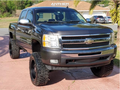 2010 Chevrolet Silverado 1500 - 20x10 -24mm - Anthem Off-Road Aviator - Suspension Lift 7.5" - 35" x 12.5"
