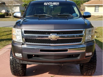 1 2010 Silverado 1500 Chevrolet Rough Country Suspension Lift 75in Anthem Off Road Aviator Matte Black