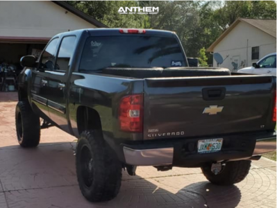 1 2010 Silverado 1500 Chevrolet Rough Country Suspension Lift 75in Anthem Off Road Aviator Matte Black