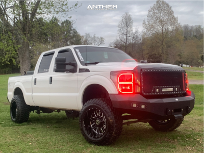 2015 Ford F-250 Super Duty - 20x12 -44mm - Anthem Off-Road Gunner - Leveling Kit - 35" x 12.5"
