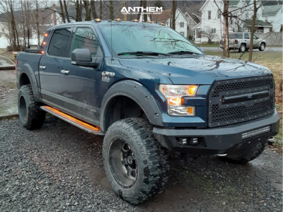 2016 Ford F-150 - 20x12 -44mm - Anthem Off-Road Commander - Suspension Lift 6" - 37" x 12.5"