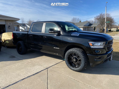 2019 Ram 1500 - 20x10 -24mm - Anthem Off-Road Instigator - Stock Suspension - 33" x 12.5"