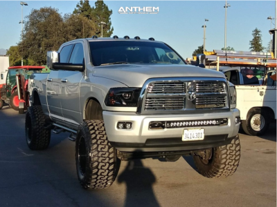 1 2011 Ram 2500 Dodge Zone Suspension Lift 8in Anthem Off Road Gunner Black