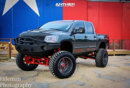 1 2010 Titan Nissan Bulletproof Lifted 12in Anthem Off Road Equalizer Custom