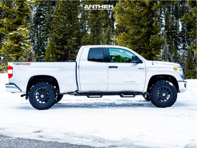 1 2015 Tundra Toyota 2 Inch Level Suspension Lift 25in Anthem Off Road Intimidator Black