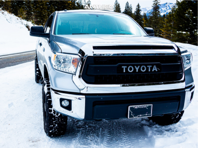 1 2015 Tundra Toyota 2 Inch Level Suspension Lift 25in Anthem Off Road Intimidator Black