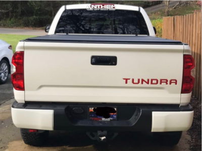 1 2017 Tundra Toyota Rough Country Suspension Lift 3in Anthem Off Road Defender Black