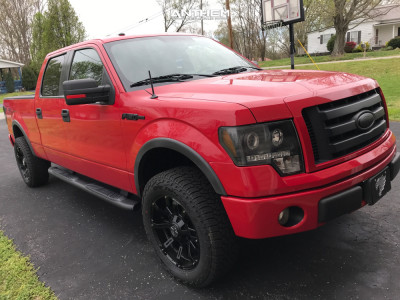 2010 Ford F-150 - 20x9 -12mm - Anthem Off-Road Defender - Leveling Kit - 275/60R20
