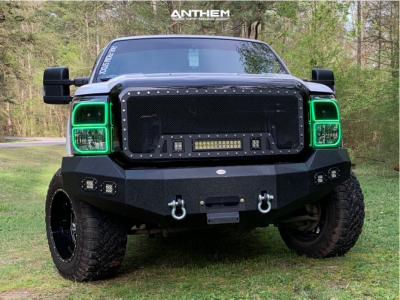 1 2015 F 250 Super Duty Ford 2 Inch Level Stock Anthem Off Road Gunner Anthracite