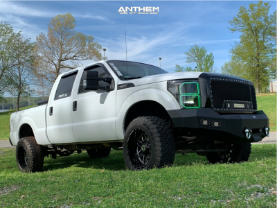 1 2015 F 250 Super Duty Ford 2 Inch Level Stock Anthem Off Road Gunner Anthracite