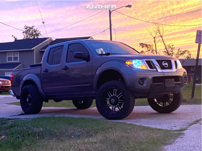 2019 Nissan Frontier - 20x10 -24mm - Anthem Off-Road Instigator - Suspension Lift 7" - 275/55R20