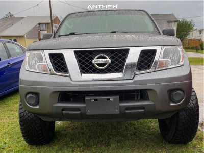 1 2019 Frontier Nissan Mixed Suspension Lift 7in Anthem Off Road Instigator Black Machined