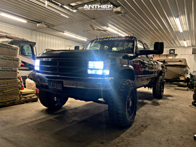 1 1992 Dakota Dodge Supreme Suspension Lift 3in Anthem Off Road Instigator Machined Black